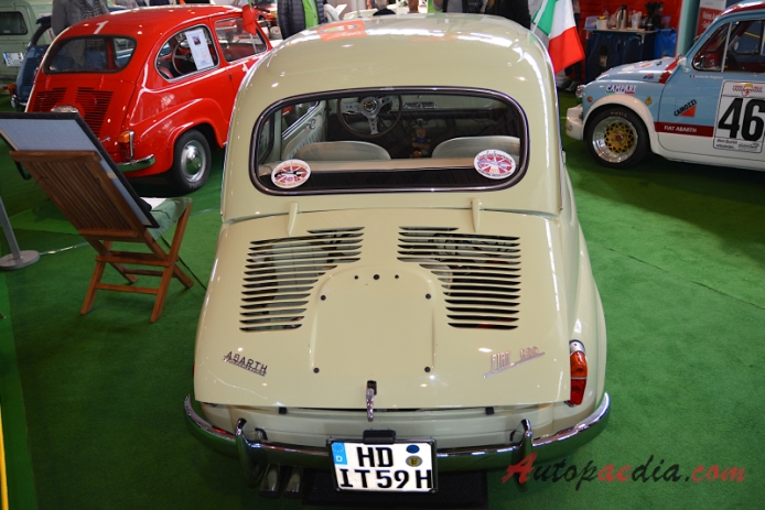 Fiat 600 1955-1969 (1959 Fiat 600 seria II Abarth replika), tył