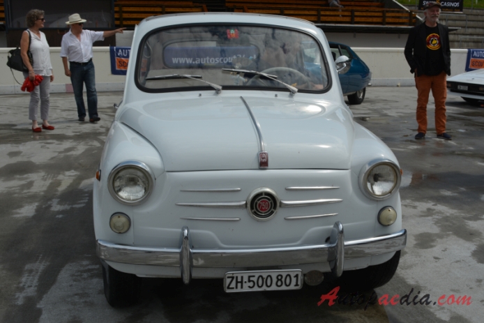 Fiat 600 1955-1969 (1960-1964 Fiat 600D seria I 767ccm), przód