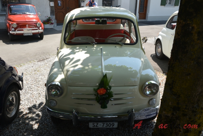 Fiat 600 1955-1969 (1962 Fiat 600D seria I), przód
