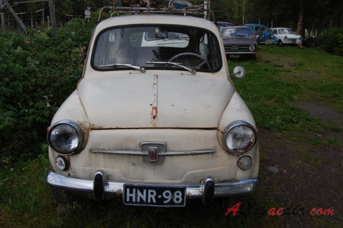 Fiat 600 1955-1969 (1964-1965 Fiat 600D seria II), przód