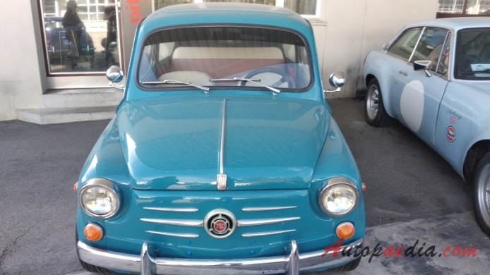 Fiat 600 1955-1969 (1964-1965 Fiat 600D seria II/Fiat 750), przód