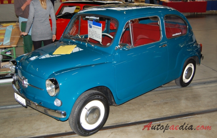 Fiat 600 1955-1969 (1970 Fiat 600D seria III/Fiat 750), lewy przód
