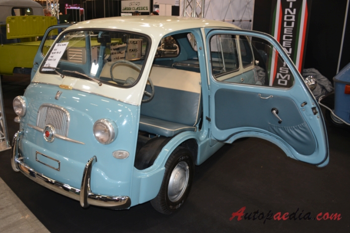 Fiat 600 Multipla 1956-1967 (1956-1958 Fiat Multipla 633ccm), lewy przód