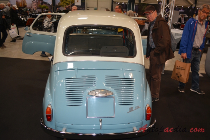Fiat 600 Multipla 1956-1967 (1956-1958 Fiat Multipla 633ccm), tył