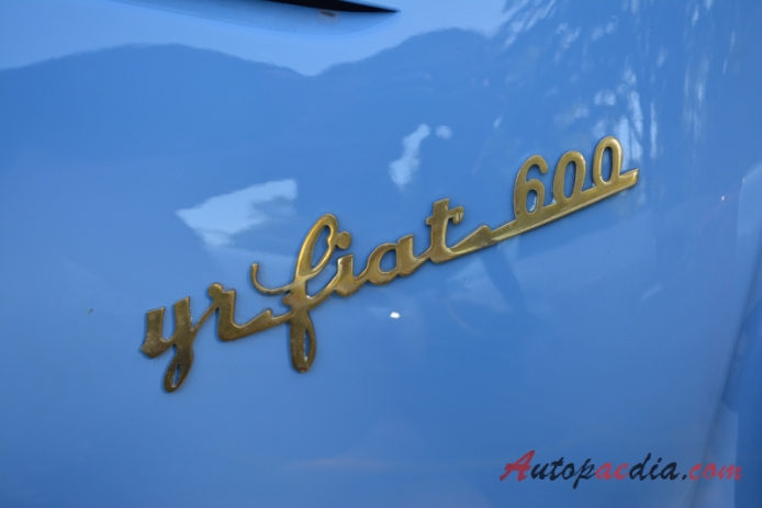 Fiat 600 Multipla 1956-1967 (1956-1958 Steyr-Fiat Multipla 633ccm), emblemat tył 