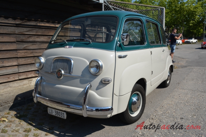 Fiat 600 Multipla 1956-1967 (1956 Fiat Multipla 633ccm), lewy przód