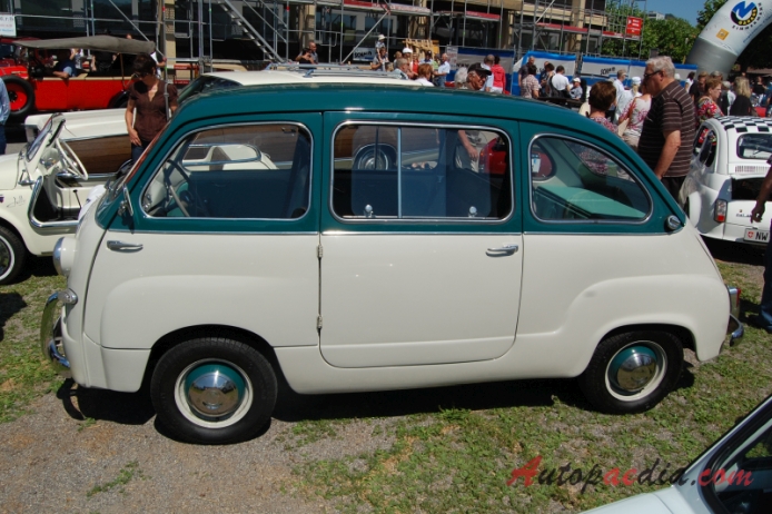 Fiat 600 Multipla 1956-1967 (1956 Fiat Multipla 633ccm), lewy bok