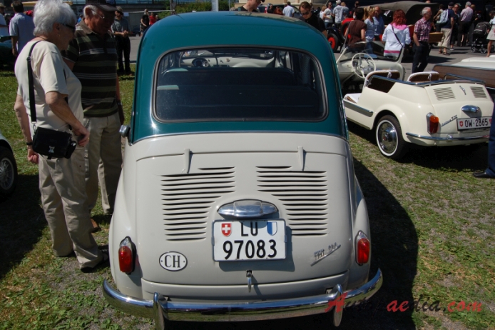 Fiat 600 Multipla 1956-1967 (1956 Fiat Multipla 633ccm), rear view