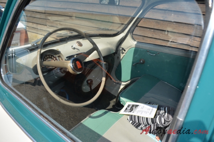 Fiat 600 Multipla 1956-1967 (1956 Fiat Multipla 633ccm), wnętrze