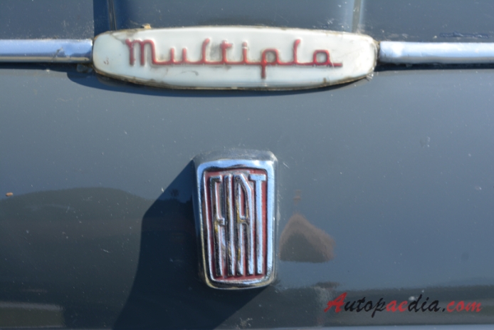 Fiat 600 Multipla 1956-1967 (1960-1967 Fiat Multipla 767ccm), emblemat przód 