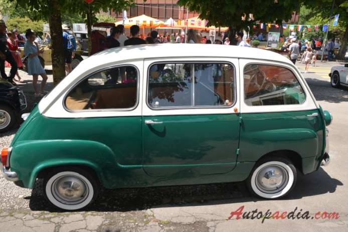 Fiat 600 Multipla 1956-1967 (1963), right side view