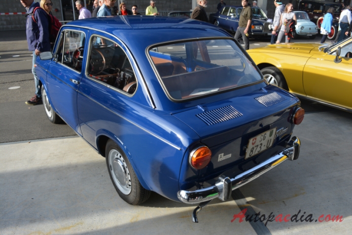 Fiat 850 1964-1973 (1968-1973 Fiat 850 Special sedan 2d), lewy tył