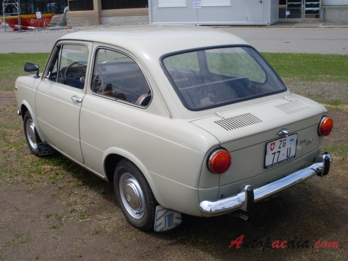 Fiat 850 1964-1973 (1968 Steyr-Fiat 850 sedan 2d), lewy tył