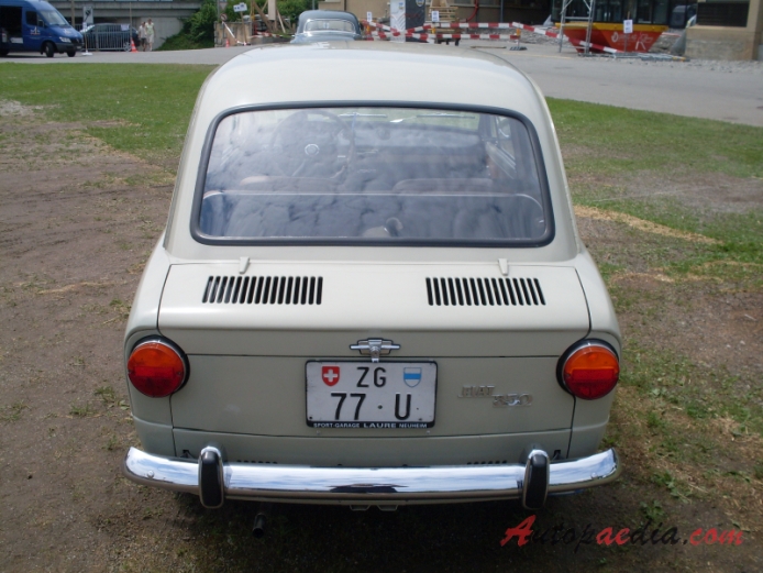 Fiat 850 1964-1973 (1968 Steyr-Fiat 850 sedan 2d), rear view