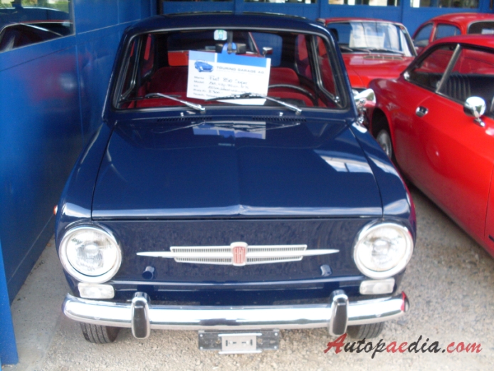 Fiat 850 1964-1973 (1969 Fiat 850 Super sedan 2d), przód