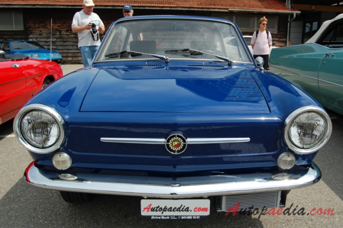 Fiat 850 Coupé 1965-1971 (1965-1968 Fiat 850 Abarth Coupé 2d), przód