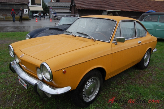 Fiat 850 Coupé 1965-1971 (1968-1971 Fiat 850 Abarth Fiat 850 Sport Coupé 2d), lewy przód