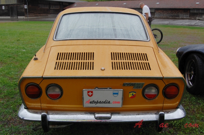 Fiat 850 Coupé 1965-1971 (1968-1971 Fiat 850 Abarth Fiat 850 Sport Coupé 2d), tył