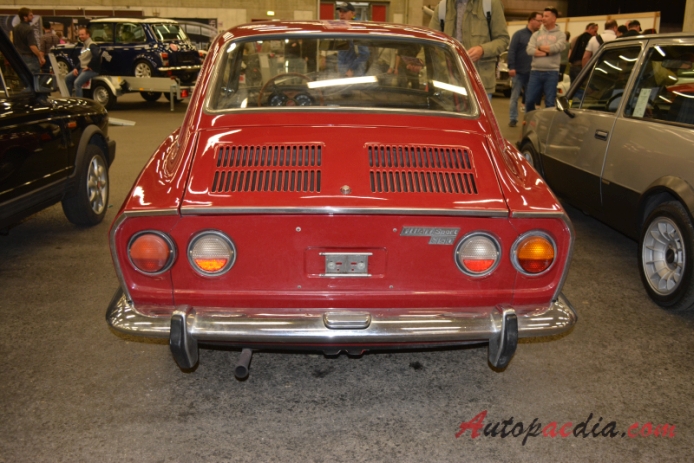 Fiat 850 Coupé 1965-1971 (1968-1971 Fiat 850 Sport Coupé 2d), tył