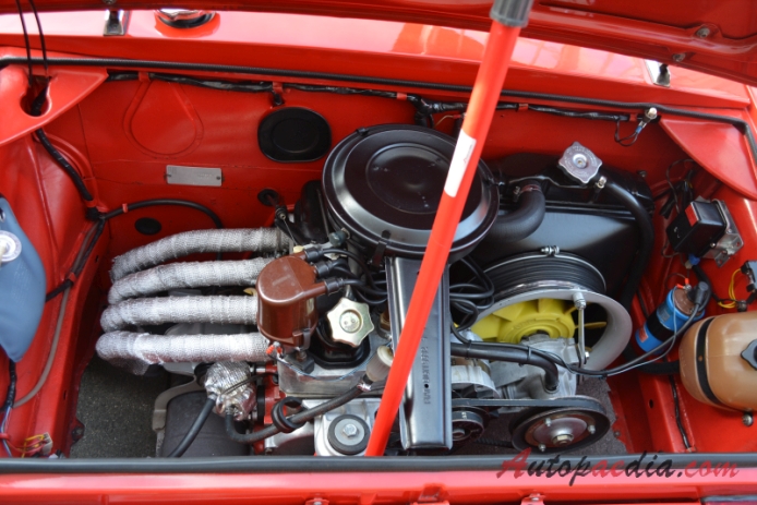 Fiat 850 Spider 1965-1973 (1970 Fiat 850 Sport Spider 2d), silnik 