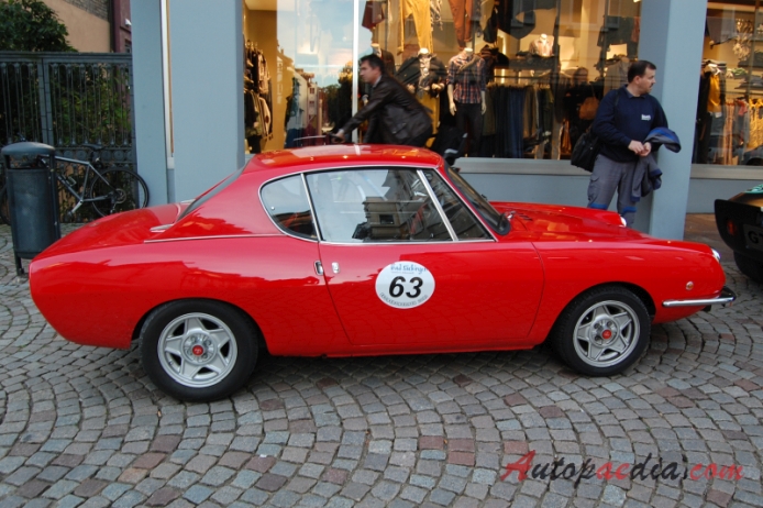 Fiat 850 Spider 1965-1973 (1971 Fiat 850 Abarth Racer Bertone Coupé 2d), right side view