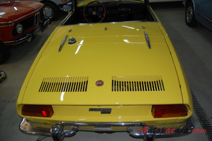 Fiat 850 Spider 1965-1973 (1972 Fiat 850 Sport Spider 2d), tył