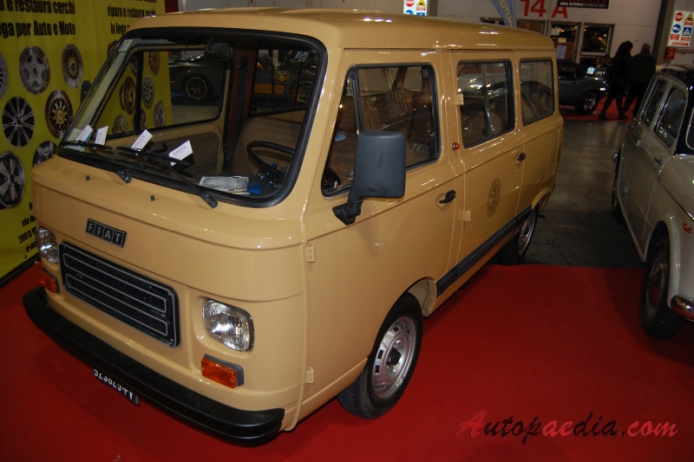 Fiat 900 1976-1986 (1980-1981 Fiat 900E Panorama minibus 4d), left front view