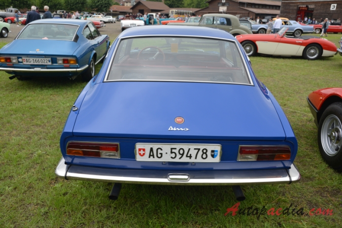 Fiat Dino 1966-1973 (1967 Fiat Dino Bertone Coupé 2d), tył