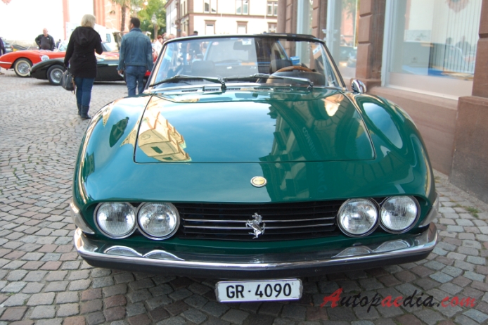 Fiat Dino 1966-1973 (1971 Fiat Dino 2400 Pininfarina Spider 2d), przód