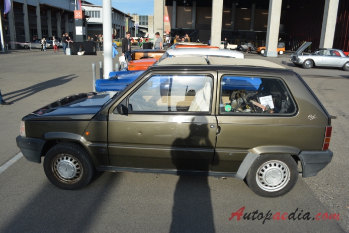 Fiat Panda 1. generatiom Mk2 1986-2003 (1992 Fiat Panda Cafe 1000 fire hatchback 3d), lewy bok