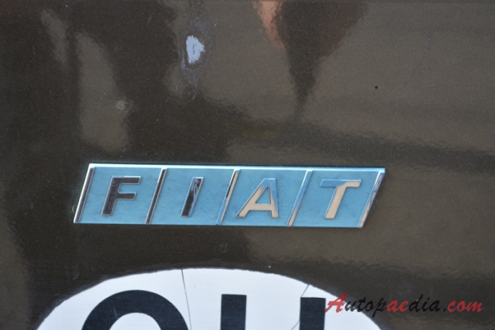 Fiat Panda 1. generatiom Mk2 1986-2003 (1992 Fiat Panda Cafe 1000 fire hatchback 3d), emblemat tył 