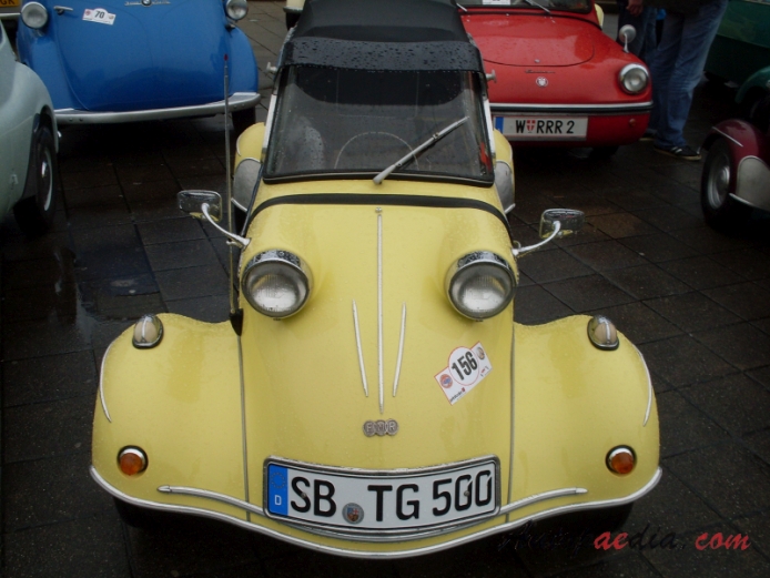 FMR Tg500 (Tiger) 1958-1961 (1958 convertible), front view