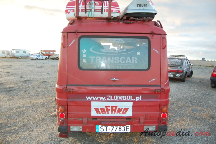 Żuk 1959-1998 (1970-1998 A 07 fire engine 4d), rear view