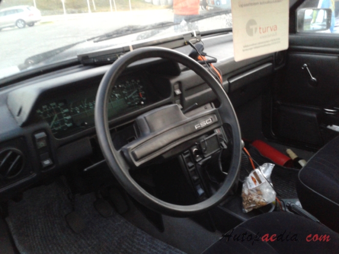 FSO Polonez MR87 (Akwarium) 1987-1988 (1.6SLE export Finland hatchback 5d), interior