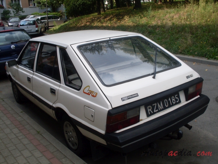 FSO Polonez MR87 (Akwarium) 1987-1988 (hatchback 5d),  left rear view