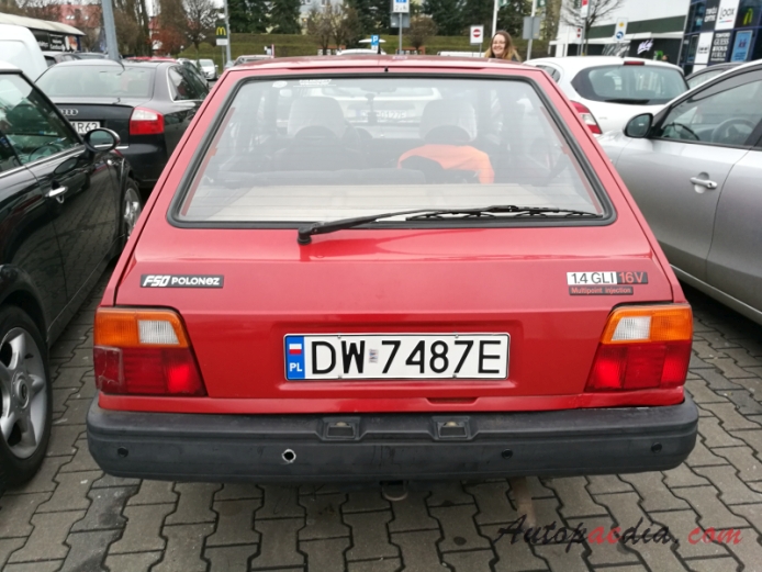 FSO Polonez MR93 (Caro) 1993-1997 (1.4GLi 16V hatchback 5d), rear view