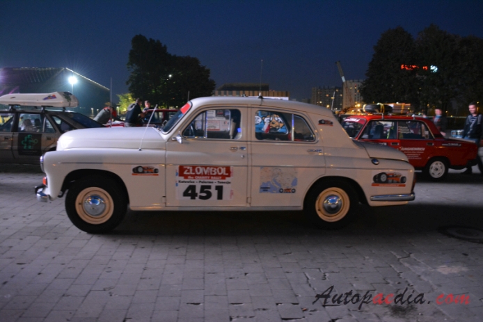FSO Warszawa 1951-1973 (1968-1973 223 sedan 4d), lewy bok