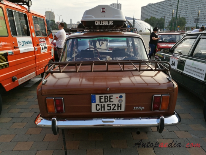 Polski Fiat 125p 1st generation 1967-1982 (1973-1975 MR73 sedan 4d), rear view