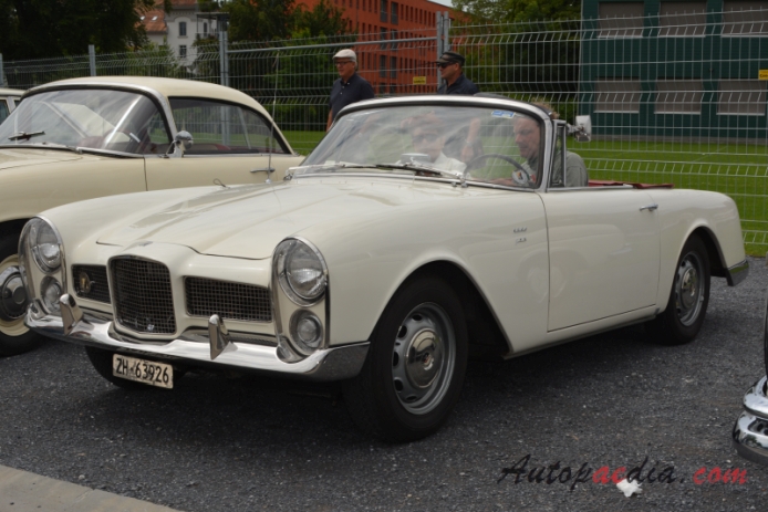 Facel Vega Facelia 1959-1962 (1961 1600 F2S cabriolet 2d), left front view