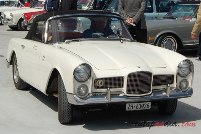 Facel Vega Facelia 1959-1962 (1961 1600 F2S cabriolet 2d), right front view