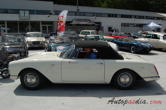 Facel Vega Facelia 1959-1962 (1961 1600 F2S cabriolet 2d), lewy bok