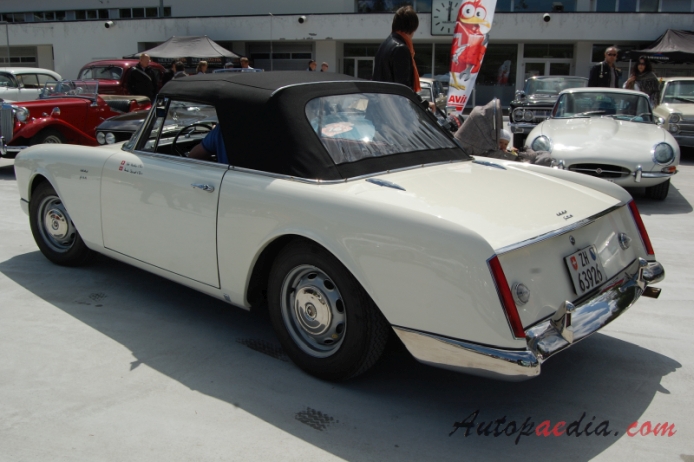 Facel Vega Facelia 1959-1962 (1961 1600 F2S cabriolet 2d),  left rear view