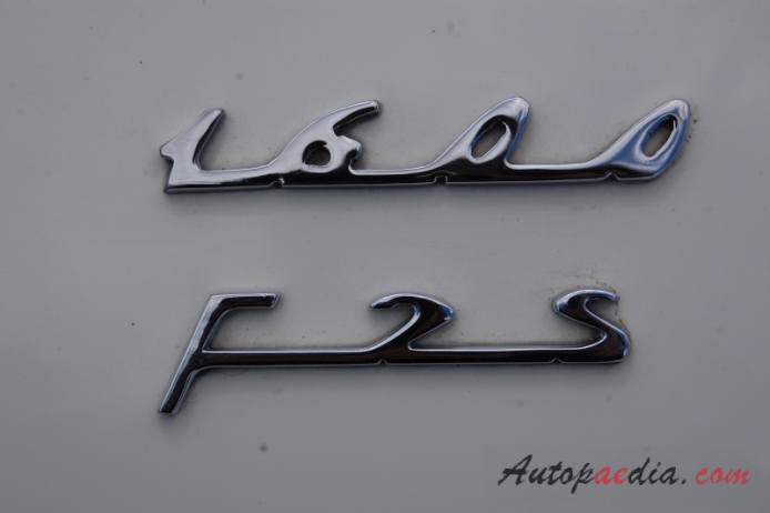 Facel Vega Facelia 1959-1962 (1961 1600 F2S cabriolet 2d), side emblem 