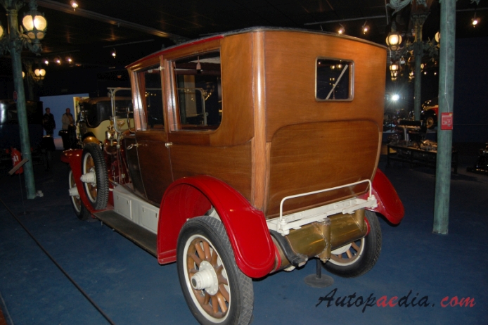 Farman A6 1923-1927 (1923 A6 B Coupé Chauffeur 4d), lewy tył