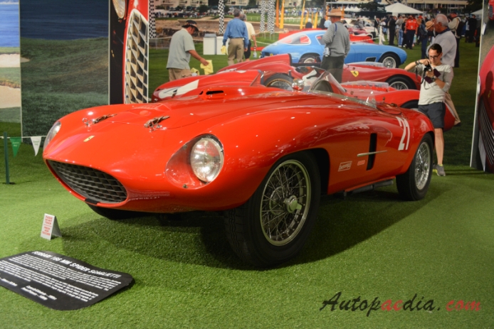 Ferrari 166 1948-1950 (1953 MM Spider Scaglietti 2d), left front view