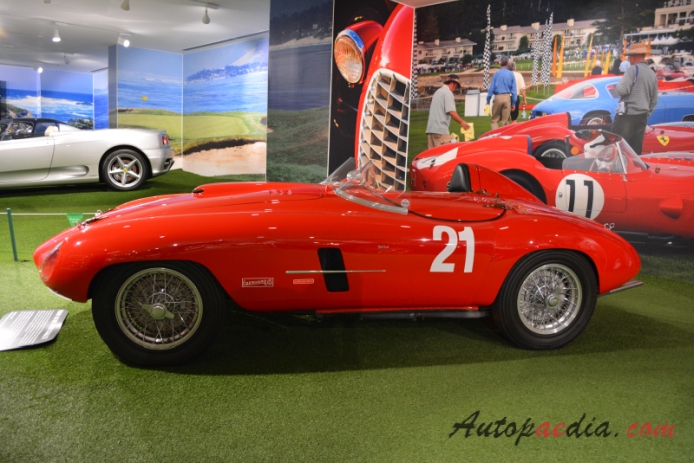 Ferrari 166 1948-1950 (1953 MM Spider Scaglietti 2d), lewy bok