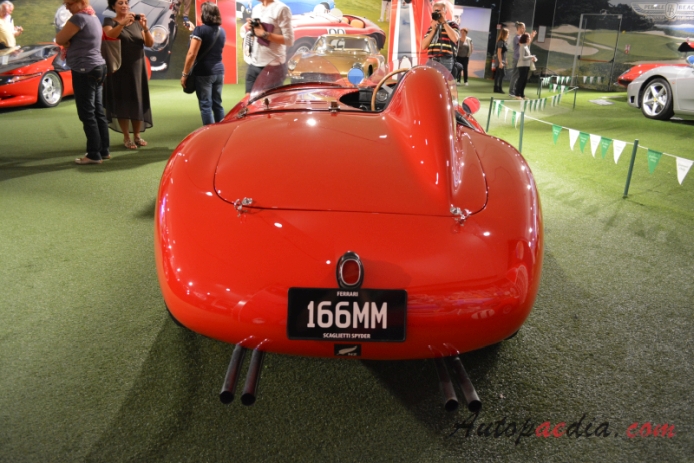 Ferrari 166 1948-1950 (1953 MM Spider Scaglietti 2d), rear view