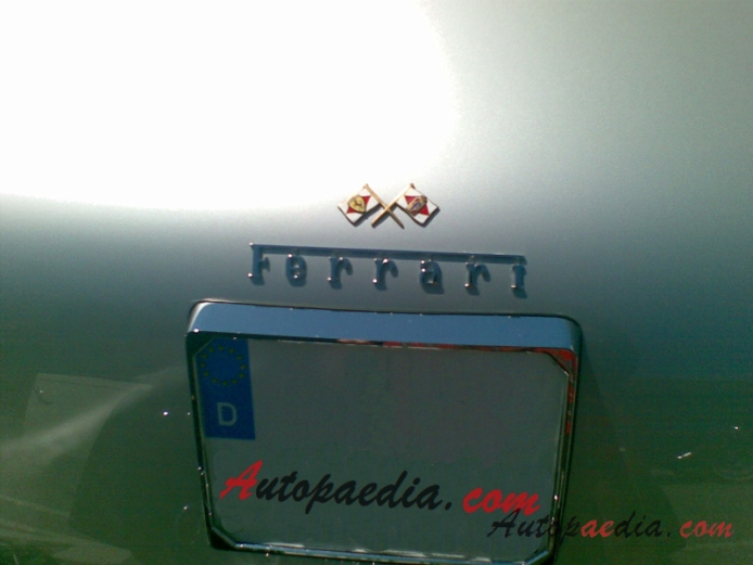 Ferrari 250 GTE/GT 2+2 1960-1963 (1960-1962), rear emblem  