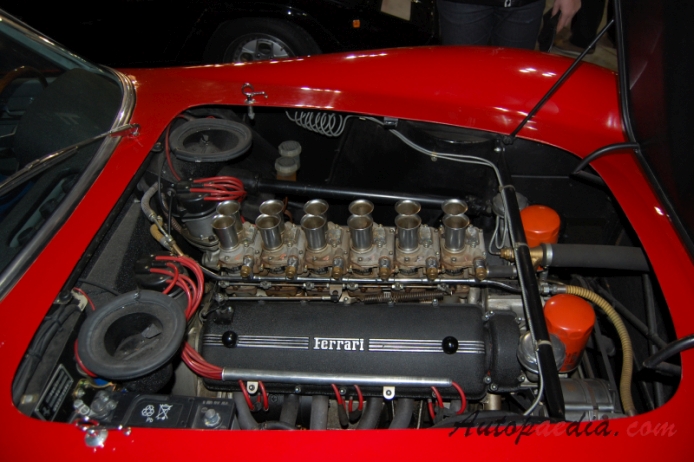 Ferrari 250 GTO 1962-1964 (Coupé 2d), silnik 