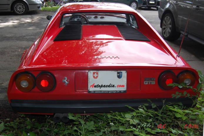 Ferrari 308 1975-1985 (1975-1980 GTB), tył